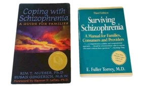 2 Surviving Schizophrenia and Coping with Schizophrenia Hardcover Books - Imagen 1 de 7