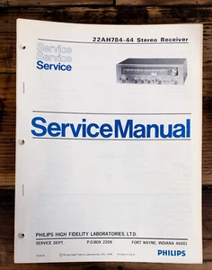 Philips 22AH784-44 AH 784 Receiver Service Manual *Original* - Picture 1 of 1