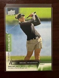 Golf 2024 cubierta superior #53 Brooke Henderson - Imagen 1 de 2