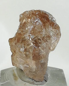 35 KARAT ROTER SAGENIT RUTIL EINSCHLUSS QUARZ KRISTALL AUS PAKISTAN, (ZP-1), - Bild 1 von 14
