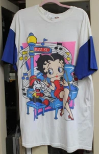 Rare Betty Boop Intimates VIntage Jazz St. Boop Boop A Doop Night Shirt One Size - Picture 1 of 3