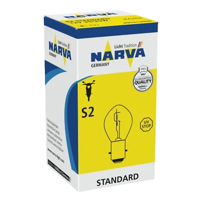 NARVA Lampadina S2 35W/35W 12V BA20D Roller Moto Scooter - Immagine 1 di 4