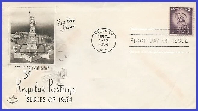 USA4 #1035 U/A ARTCRAFT FDC   Statue of Liberty - Image 1 of 1