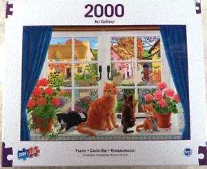 In the Window 2000 Piece Jigsaw Puzzle Sarah Adams 30" x 27" inch by Sure Lox - Picture 1 of 4