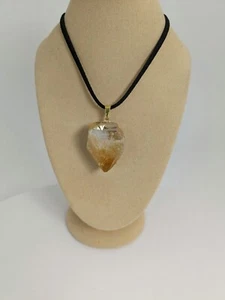 Citrine Necklace, gemstone jewelry, success stone, gift, November birthstone - Picture 1 of 2