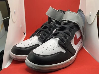 Nike Air Jordan 1 Flyease Negro Gris Partícula Gimnasio Rojo CQ3835-002 Para hombres talla 14 Foto 1 de 4