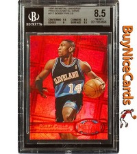 1997-98 Bobby Phills Skybox Metal Universe PMG Precious Metal Gems Red BGS 8.5