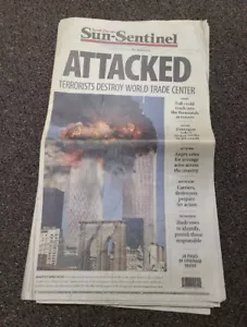The Sun Sentinel Florida 9/11 Newspaper September 13 2001 Complete - Picture 1 of 5