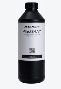 Asiga PlasGRAY V2 Grey 3D Printing Resin 1000g 2027-10-09 - Picture 1 of 4