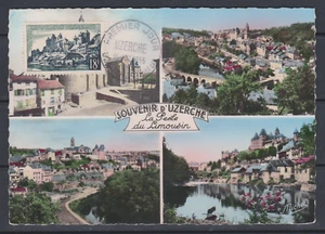 SUPERBE CARTE DENTELEE MAXIMUM 1955 FDC 1ER JOUR UZERCHES 19 CORREZE - Imagen 1 de 1