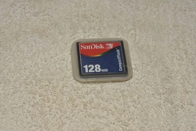 SanDisk 128MB CompactFlash I Card - Retail - SDCFB-128-768 - Image 1 of 4