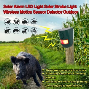 110db Solar Infrarot Motion Sen-sor Alarm LED für Den AußEnbereich Wasserdicht - Bild 1 von 23