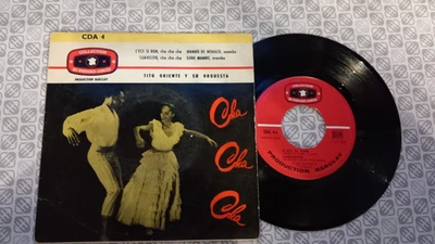 TITO ORIENTE Y SU ORQUESTA Cha Cha Cha EP 45T Musique du Monde de 1959 - Photo 1/3