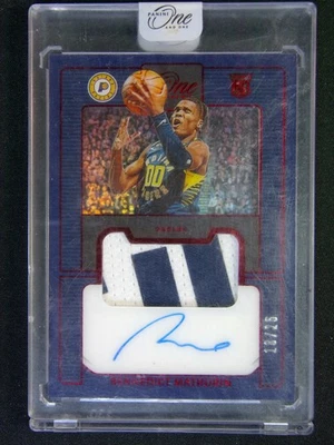 2022-23 Panini One And One Bennedict Mathurin RC Rookie Auto Patch /25 - Image 1 of 2