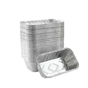 (50 Pack) 1Lb mini Loaf Pans Heavy Duty Disposable Aluminum Foil Bread Tins S... - Picture 1 of 8