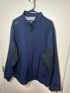 Sun Mountain Rainflex Jacke Herren XL blau wasserdicht Stretch Golf 1/4 Zip - Bild 1 von 5