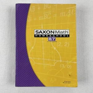 Saxon Math 8/7 Homeschool Paperback Textbook - Picture 1 of 3