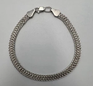 Vintage Made In The USSR Bracelet Chain Sterling Silver 5.16 Grams - Picture 1 of 8