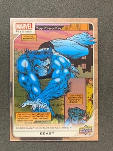 #188 Beast 2023 Upper Deck Marvel Platinum - Picture 1 of 2