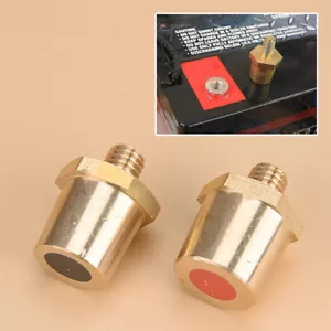 2x Battery M8 High Crank Conversion Terminal Posts M8 Posts Fit For Deep Cycle - Picture 1 of 5