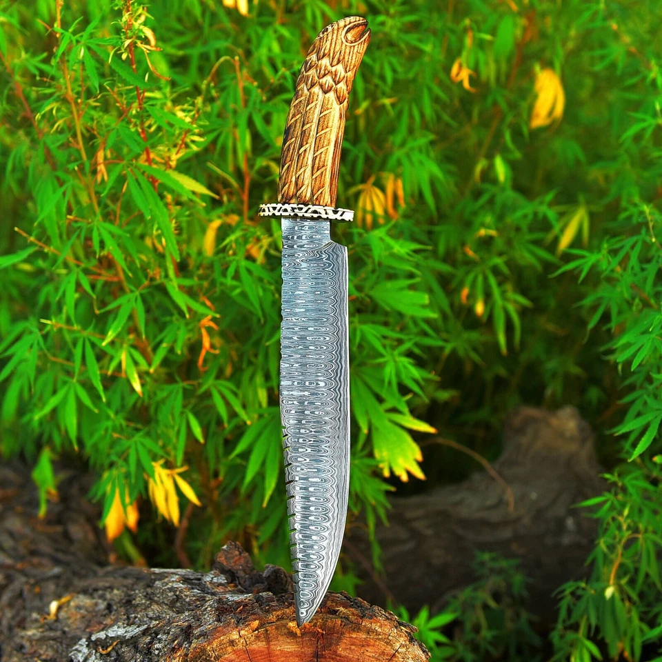 16” Raven Head bowie Hunting Knife | Viking Knife | Jim Bowie | Historical Knife - Image 1 of 4