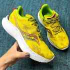 Saucony Kinvara 14 Running Shoes in Sulphur Yellow White Size 9 Men's Sneakers