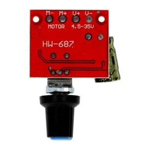12 V PWM Motor Drehzahlregler 5A Max 90W einstellbare Geschwindigkeit hohe Quali - Zdjęcie 1 z 12