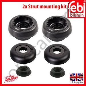 Pair of Strut Mounting Kit Febi 14116 For VW Caddy Corrado Golf Jetta 1988-2004 - Picture 1 of 6