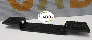 (G4) Lego ferrocarril vagón tren placa base 6x34 negro 9V 12V RC TRAIN 2972b - Imagen 1 de 3