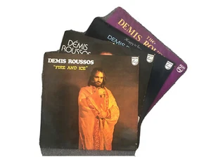 x4 70s DEMIS ROUSSOS LP COLLECTION ONLY FASCINATION FIRE & ICE HAPPY MAGIC EX!!! - Picture 1 of 9