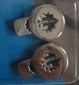 Kordelstopper, Metall, 1-Loch - Bild 1 von 3