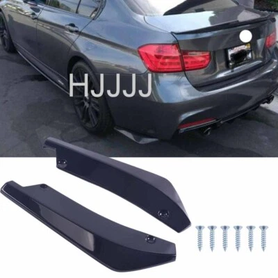Gloss Black Sport Rear Bumper Lip Spoiler For BMW 325i 330i 335i E90 Foto 1 de 4