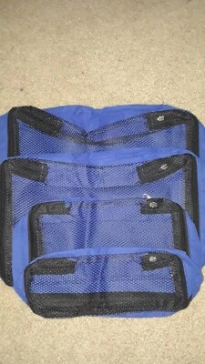 4 Bolsas de Almacenamiento de Maquillaje y Viaje, Estuches de Viaje, Organizadores de Almacenamiento, con Cremallera Foto 1 de 2