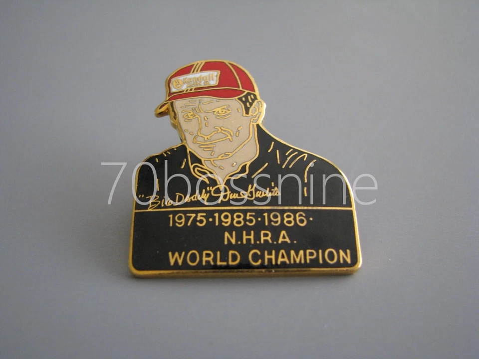 DON GARLITS 3 VECES TOP FUEL CHAMPION NHRA DRAG RACING SOMBRERO PIN SOLAPA PIN Foto 1 de 1