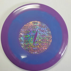 Dynamic Discs Fuzion Orbit Raptor Eye Enforcer 174 GRAMS! Blue w/ Purple Rim - Picture 1 of 1