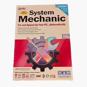 Iolo System Mechanic Antivirus Software CD PC Tune Up Kit 2009 - Picture 1 of 9