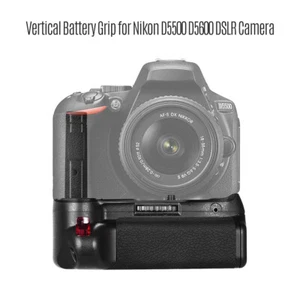 Vertical Grip Holder for Nikon D5500 D5600 DSLR EN-EL 14 O9V9 - Picture 1 of 7