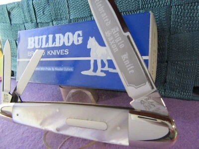 Marca Bulldog 1998 madreperla anglosajón Whittler. Como nuevo en caja. Foto 1 de 4