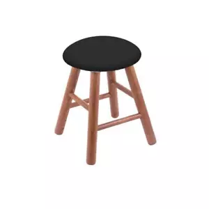 Eiche rundes Kissen 18" drehbarer Waschtischhocker mit glatten Beinen, mittlere Oberfläche,... - Bild 1 von 3
