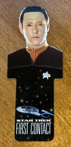 Star Trek First Contact - Commander Data Bookmark - Antioch Publishing - 1996!!! - Imagen 1 de 2