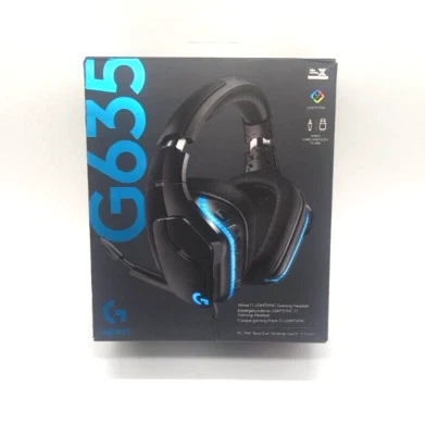 Logitech G635 kabelgebundenes Gaming-Headset mit LIGHTSYNC RGB, PC/Xbox One/PS4 - Bild 1 von 4