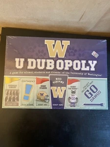 WASHINGTON HUSKIES W U DUBOPOLY Monopoly GAME New in Unopened Box Sealed - Picture 1 of 3