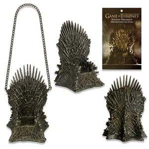 Official Game Of Thrones Holiday Ornament The Iron Throne Miniature Replica - Picture 1 of 2