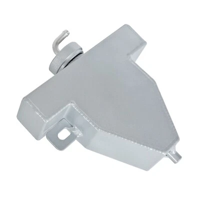 Aluminum Coolant Reservoir For 03-07 Honda Accord 04-08 Acura TL with cap Silver - Image 1 of 4