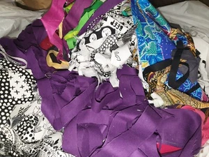 1kg Printed Cotton Scrap Strips for Crocheting Knitting Rug Making & Crafts - Picture 1 of 2