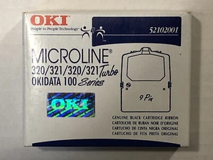 Oki 52102001 Genuine Black Cartridge Printer Ribbon for Microline 320/321 - Picture 1 of 6