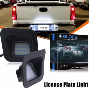 Fit 2003-2018 Dodge Ram Truck Full LED License Plate Light Xenon White 6500K X2 - Picture 1 of 9