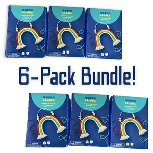 PAQUETE DE 6 KITS DE ARTESANÍA FÁCIL Mondo Llama Haz tu Propio Arco Iris KITS Edad 8+ **SIN USAR** - Imagen 1 de 11