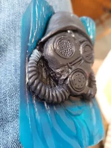 Gas mask handmade soap, lavender - Picture 1 of 3