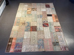 Antique Oushak Patchwork Rug, 5.5x7.7 ft Area Rug, Anatolian Carpet, Turkish Rug - Picture 1 of 8